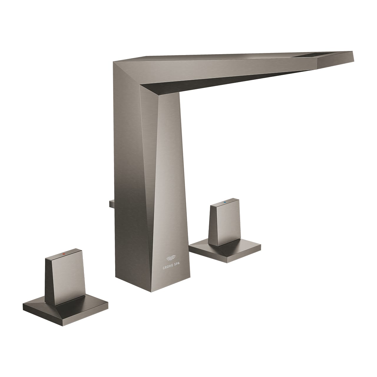 20627AL0.jpg Grohe Allure Brilliant 3 Delikli Lavabo Bataryası L-Boyut, Brushed Hard Graphite - Görsel 1