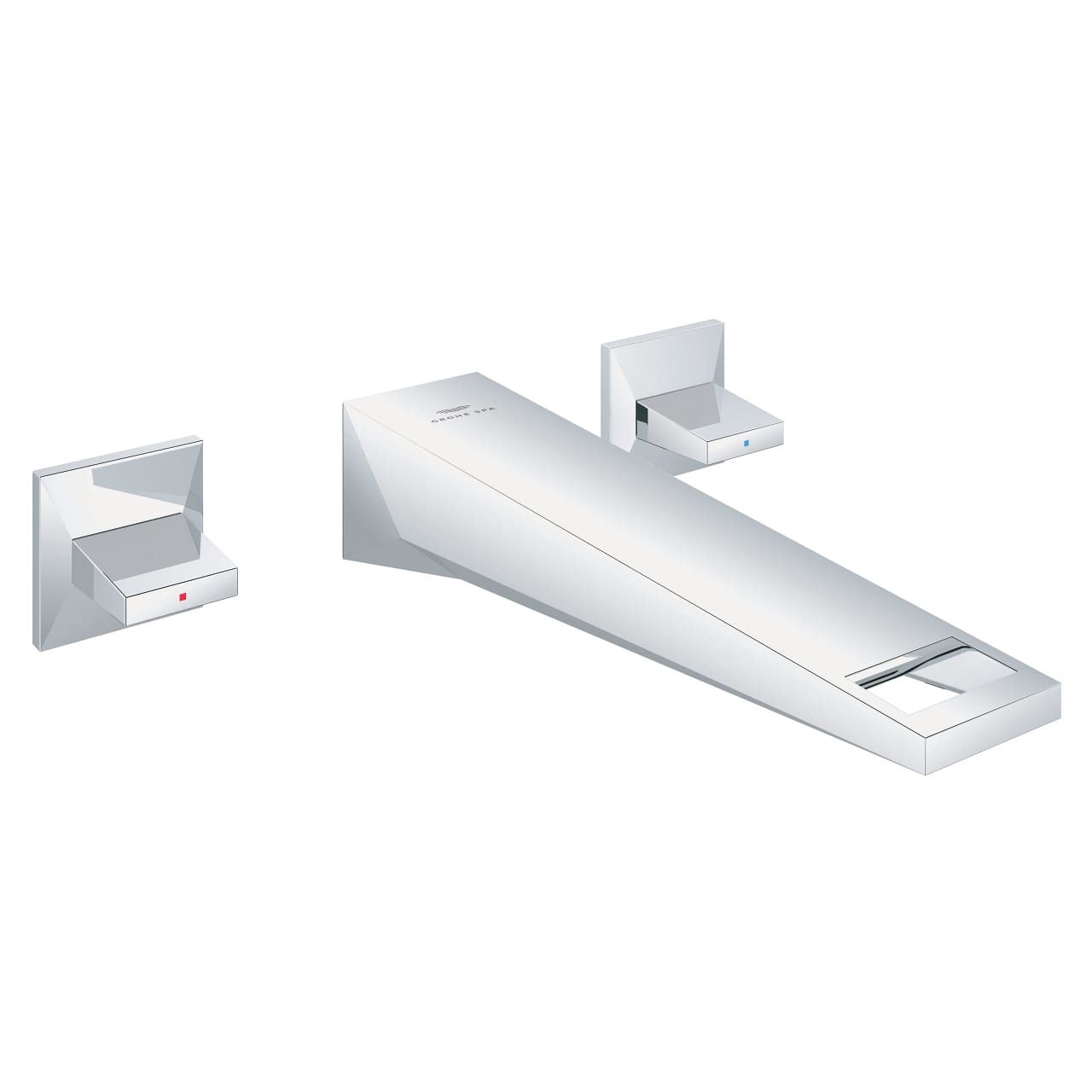 20629000.jpg Grohe Allure Brilliant 3 Delikli Lavabo Bataryası L-Boyut, Krom - Görsel 1