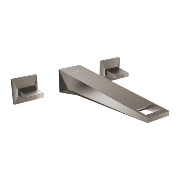 Grohe Allure Brilliant 3 Delikli Lavabo Bataryası L-Boyut, Brushed Hard Graphite