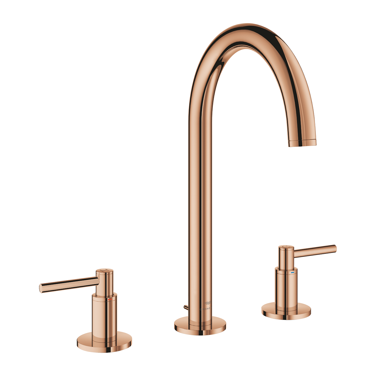 20649DA0.jpg Grohe Atrio 3 Delikli Lavabo Bataryası L-Boyut, Warm Sunset - Görsel 1