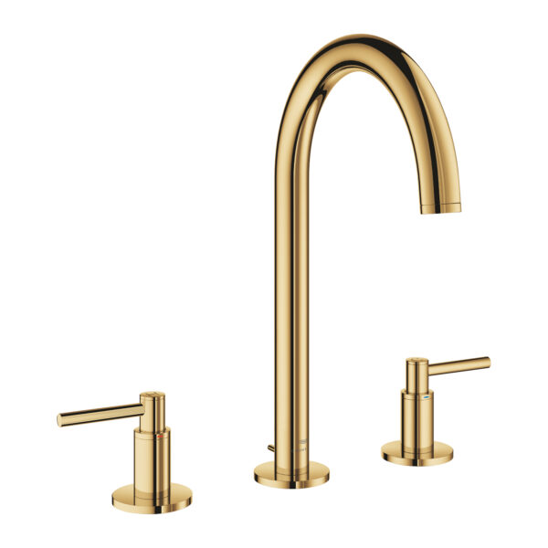 Grohe Atrio 3 Delikli Lavabo Bataryası L-Boyut, Cool Sunrise