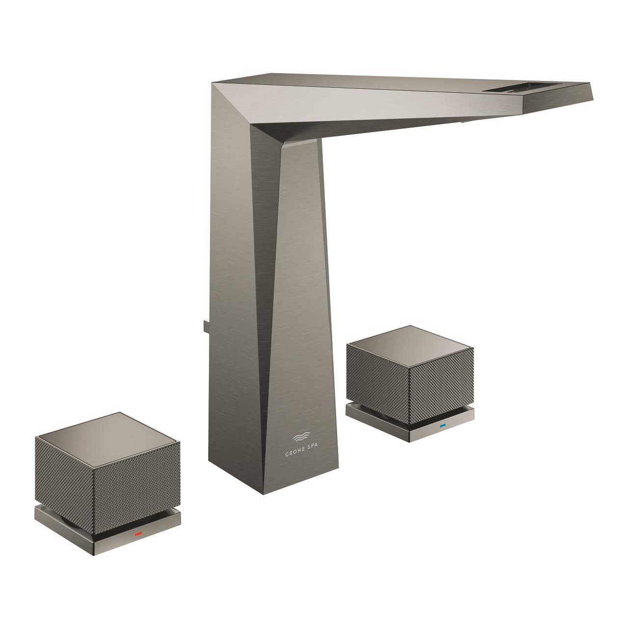20670AL0.jpg Grohe Allure Brilliant Private Collection 3 Delikli Lavabo Bataryası L-Boyut, Brushed Hard Graphite - Görsel 1