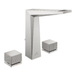 Grohe Allure Brilliant Private Collection 3 Delikli Lavabo Bataryası L-Boyut, Paslanmaz Çelik