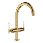 Grohe Atrio Private Collection Tek Delikli Lavabo Bataryası 1/2″ L-Boyut, Cool Sunrise - Görsel 11