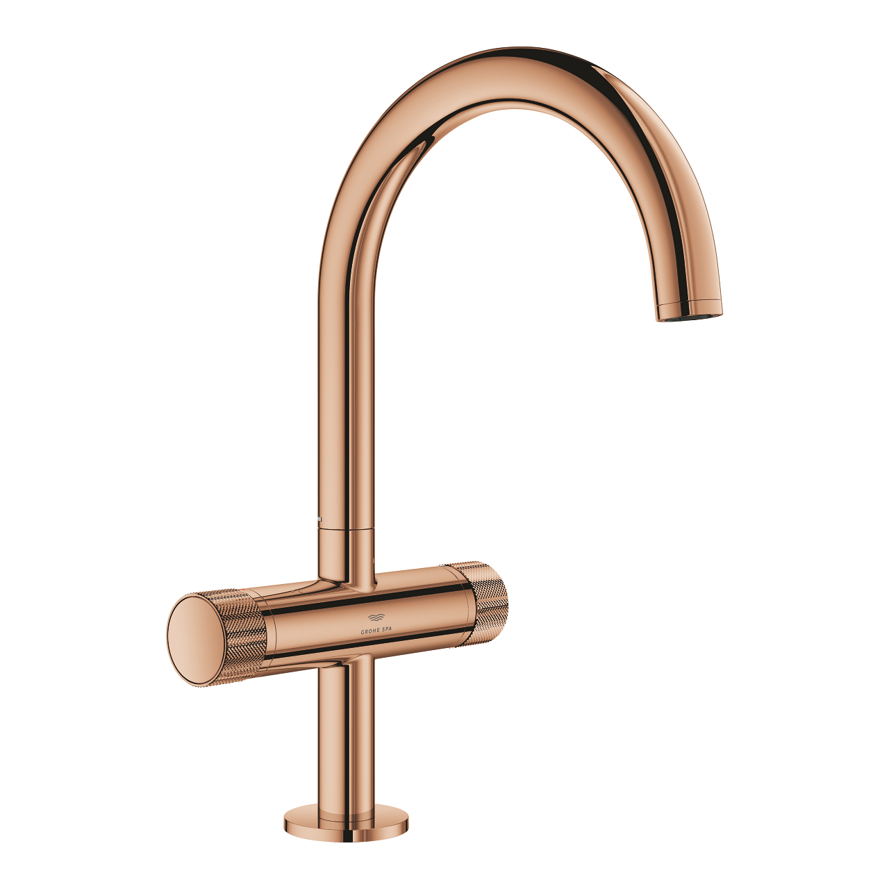 21138DA0.jpg Grohe Atrio Private Collection Tek Delikli Lavabo Bataryası 1/2″ L-Boyut, Warm Sunset - Görsel 1