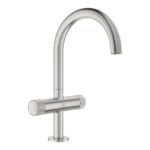 Grohe Atrio Private Collection Tek Delikli Lavabo Bataryası 1/2″ L-Boyut, Paslanmaz Çelik