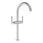 Grohe Atrio Private Collection Tek Delikli Lavabo Bataryası 1/2″ Xl-Boyut, Paslanmaz Çelik - Görsel 3