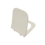 Vitra Universal Square Klozet Kapağı Slim, Duroplast, Yavaş Kapanır, Kolay Sök-Tak, Metal Menteşeli, Mat Kum Beji