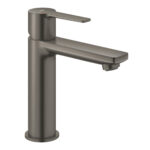 Grohe Lineare Tek Kumandalı Lavabo Bataryası S-Boyut, Brushed Hard Graphite