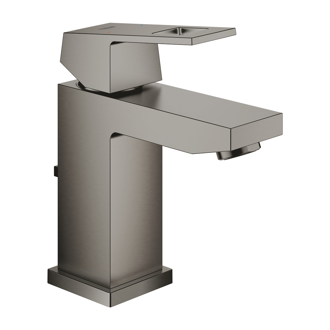 23127AL0.jpg Grohe Eurocube Tek Kumandalı Lavabo Bataryası S-Boyut, Brushed Hard Graphite - Görsel 1