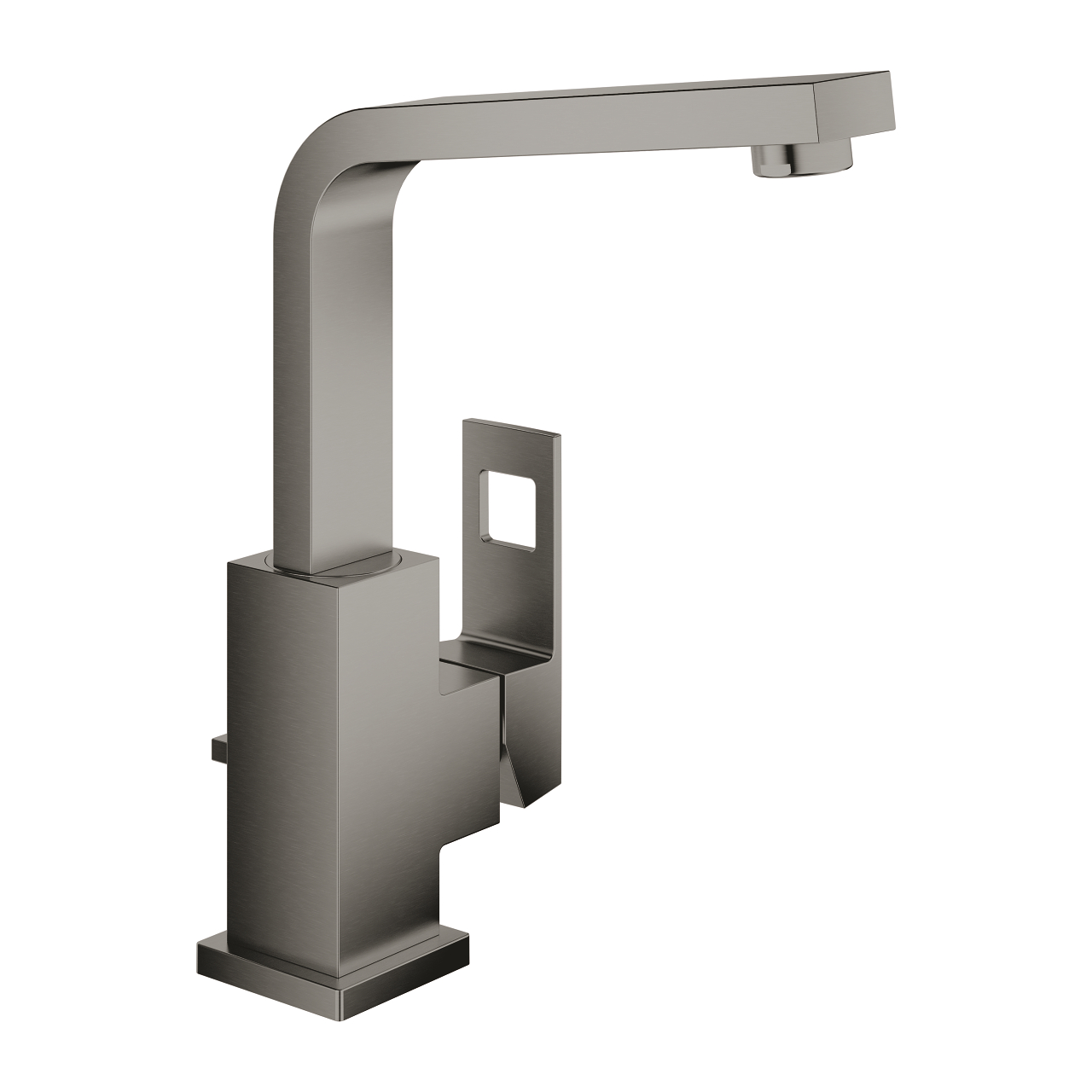 23135AL0.jpg Grohe Eurocube Tek Kumandalı Lavabo Bataryası 1/2″ L-Boyut, Brushed Hard Graphite - Görsel 1