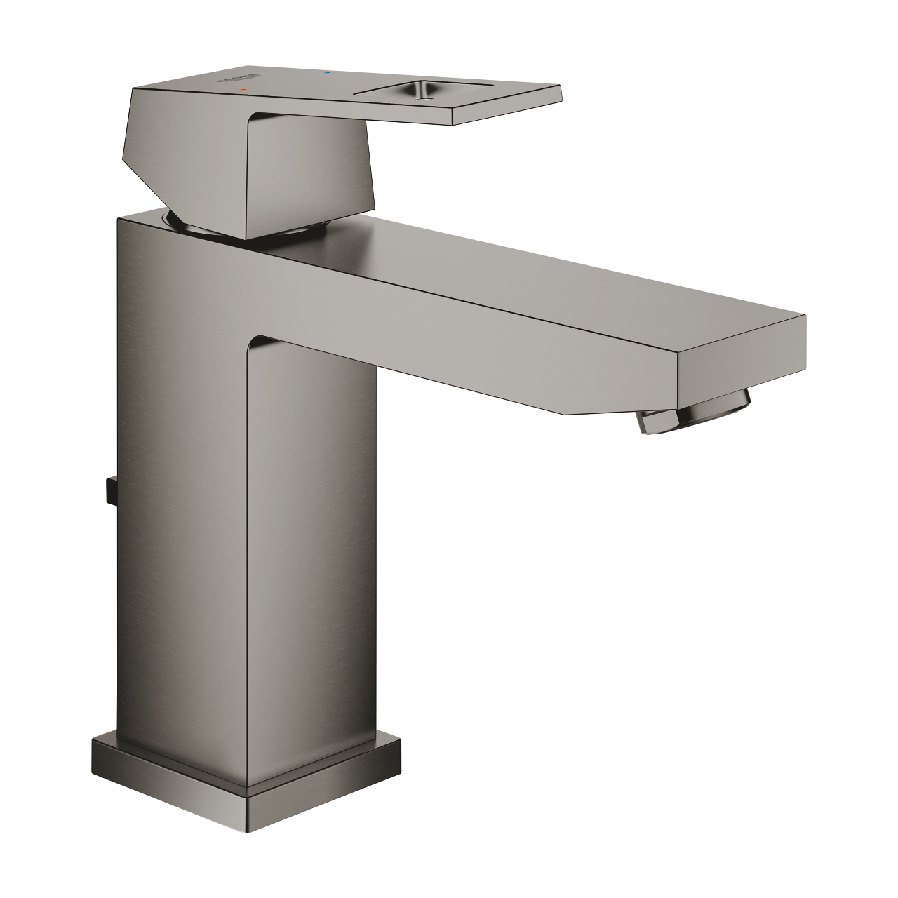 23445AL0.jpg Grohe Eurocube Tek Kumandalı Lavabo Bataryası M-Boyut, Brushed Hard Graphite - Görsel 1