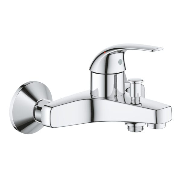 Grohe BauCurve Tek Kumandalı Banyo Bataryası, Krom