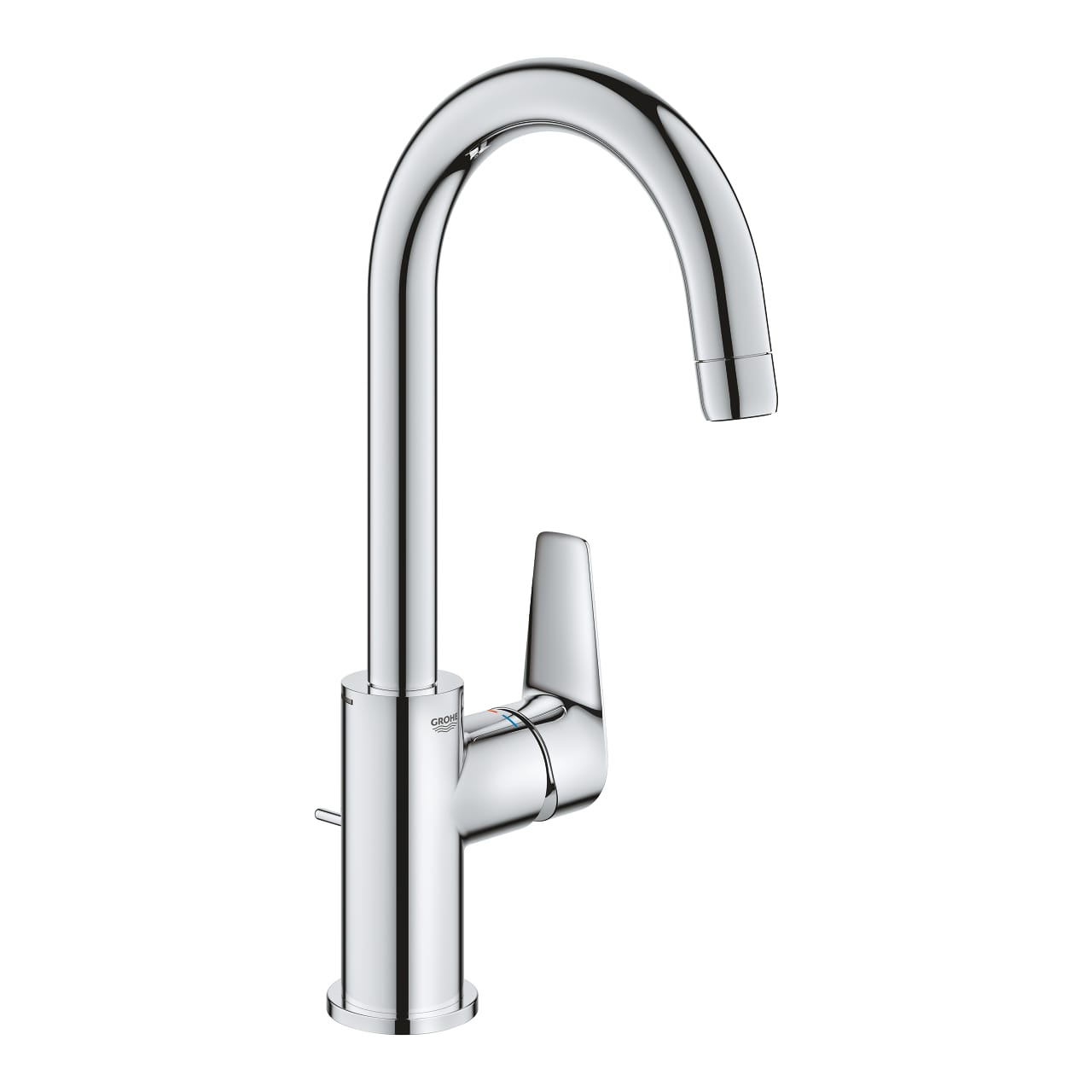 23760001.jpg Grohe BauEdge Tek Kumandalı Lavabo Bataryası 1/2″ L-Boyut, Krom - Görsel 1