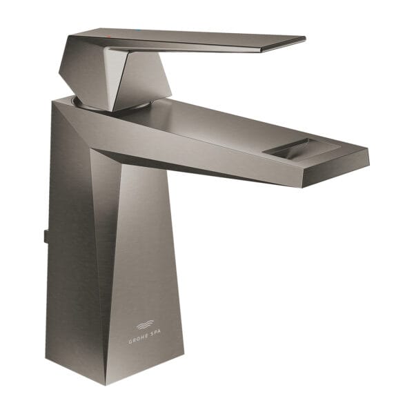Grohe Allure Brilliant Tek Kumandalı Lavabo Bataryası M-Boyut, Brushed Hard Graphite