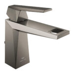 Grohe Allure Brilliant Private Collection Tek Kumandalı Lavabo Bataryası M-Boyut, Brushed Hard Graphite