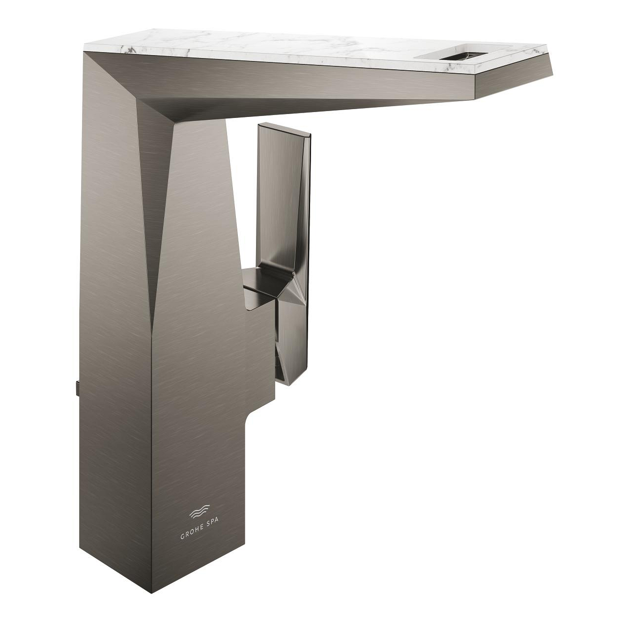 24408AL0.jpg Grohe Allure Brilliant Private Collection Tek Kumandalı Lavabo Bataryası 1/2″ L-Boyut, Brushed Hard Graphite - Görsel 1