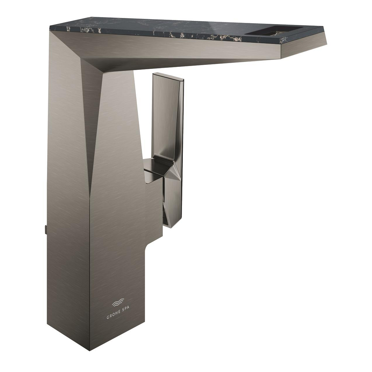 24414AL0.jpg Grohe Allure Brilliant Private Collection Tek Kumandalı Lavabo Bataryası 1/2″ L-Boyut, Brushed Hard Graphite - Görsel 1