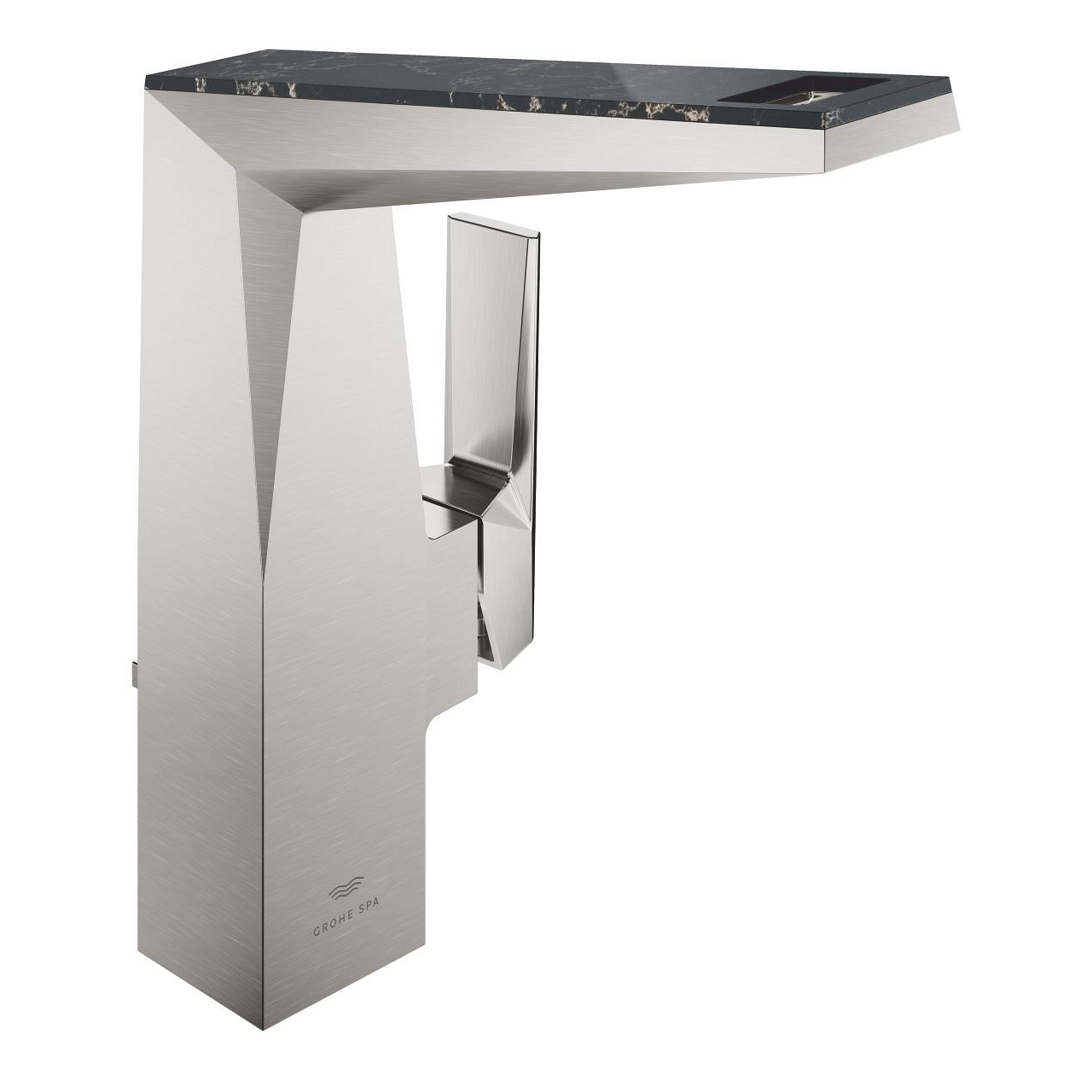 24414DC0.jpg Grohe Allure Brilliant Private Collection Tek Kumandalı Lavabo Bataryası 1/2″ L-Boyut, Paslanmaz Çelik - Görsel 1