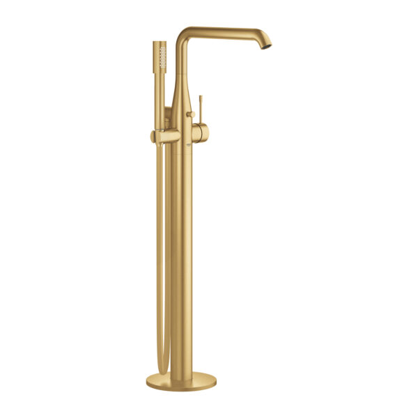 Grohe Essence Yerden Küvet Bataryası, Brushed Cool Sunrise