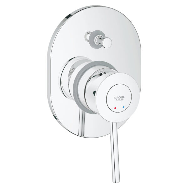 Grohe BauClassic Ankastre Banyo/Duş Bataryası, Krom