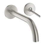 Grohe Atrio 2 Delikli Joystick Lavabo Bataryası, Paslanmaz Çelik