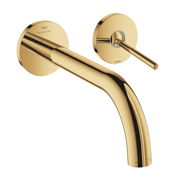 Grohe Atrio 2 Delikli Joystick Lavabo Bataryası, Cool Sunrise