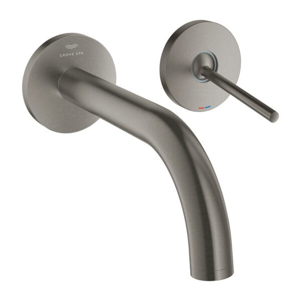 Grohe Atrio 2 Delikli Joystick Lavabo Bataryası, Brushed Hard Graphite