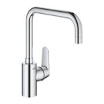 Grohe Eurodisc Cosmopolitan Tek Kumandalı Eviye Bataryası, Krom