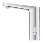 Grohe Eurosmart Cosmopolitan E Fotoselli Lavabo Bataryası, 1/2″, L-Boyut, Çift Su Girişli, Ayarlanabilir Sıcaklık Sınırlayıcısı, Krom - Görsel 2