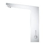Grohe Eurocube E Fotoselli Lavabo Bataryası, 1/2″, Çift Su Girişli Ayarlanabilir Sıcaklık Sınırlayıcısı, Krom - Görsel 2