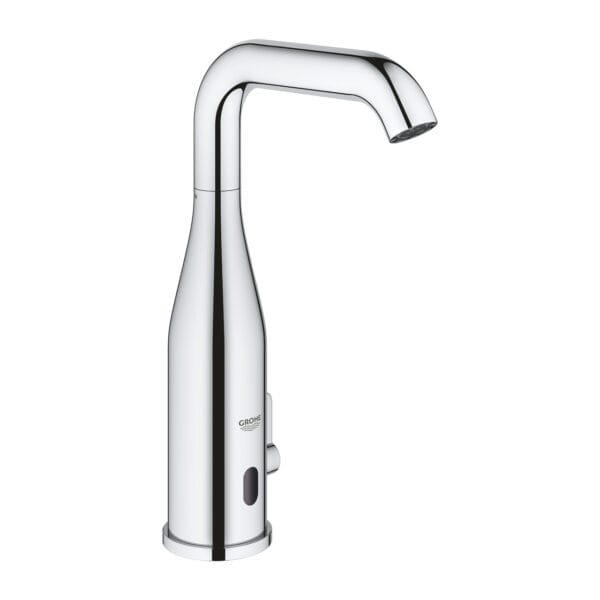 Grohe Essence E Fotoselli Lavabo Bataryası, 1/2″, Çift Su Girişli Ayarlanabilir Sıcaklık Sınırlayıcısı, Krom