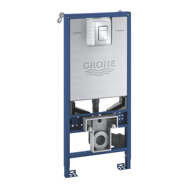 Grohe Rapid Slx 3'Ü 1 Arada Wc Gömme Rezervuar Seti, 1.13 M Montaj Yüksekliği, Krom