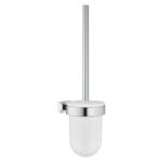 Grohe Essentials Cube Tuvalet Fırçası Seti, Krom