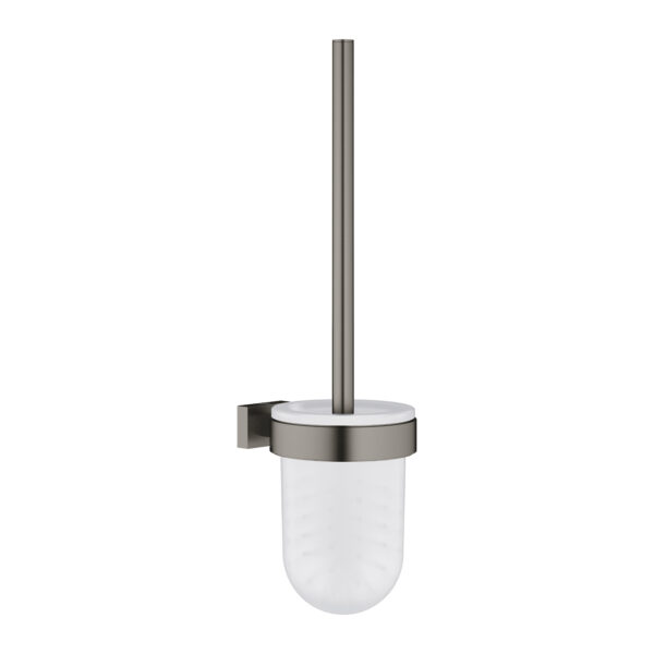 Grohe Essentials Cube Tuvalet Fırçası Seti, Brushed Hard Graphite