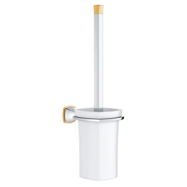 Grohe Grandera Tuvalet Fırçası Seti, Krom/Altın