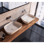 Vitra Outline Çanak Lavabo Oval, 60x40 cm, Mat Kum Beji - Görsel 8