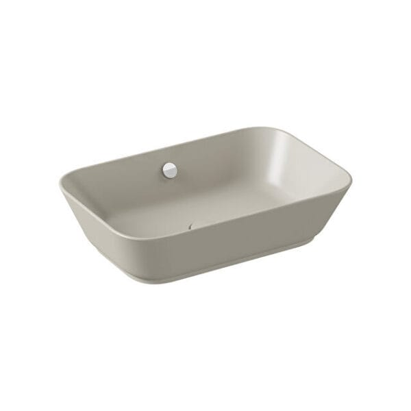 Vitra Geo Çanak Lavabo Dikdörtgen, 60x39 cm, Mat Kum Beji