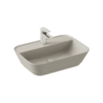 Vitra Geo Çanak Lavabo Dikdörtgen, 60x43 cm, Mat Kum Beji
