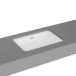 Vitra Metropole Tezgah Altı Lavabo Dikdörtgen, 60x40 cm, Beyaz