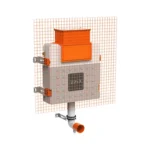 Vitra Unity, Duvara Tam Dayalı Klozetler İçin, Çerçevesiz 98 cm, 3/6 Litre