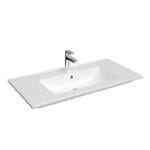 Vitra S20 Square Etajerli Lavabo Dikdörtgen, 100x46 cm, Beyaz