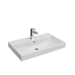Vitra Integra Square Lavabo Dikdörtgen, 80x46 cm, Beyaz