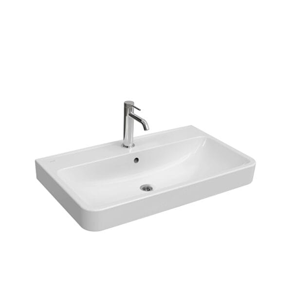 Vitra Integra Round Lavabo Yuvarlak, 80x46 cm, Beyaz