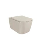 Vitra Metropole Square Asma Klozet Quantumflush, Gizli Montajlı, 56 cm, Mat Kum Beji