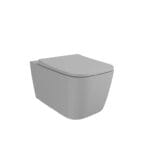 Vitra Metropole Square Asma Klozet Quantumflush, Gizli Montajlı, 56 cm, Mat Taş Gri