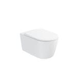 Vitra Metropole Round Asma Klozet Quantumflush, Gizli Montajlı, 56 cm, Mat Beyaz