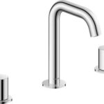 Duravit Circle 3 Delikli Batarya Parlak Krom