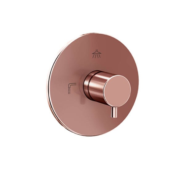 Vitra Root Round Ankastre 3 Yollu Yönlendirici, V-Box (Sıva Üstü Grubu), Soft Bakır