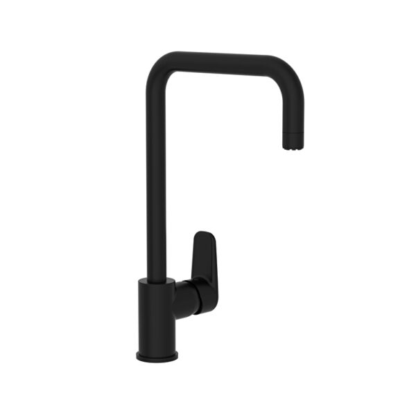 Vitra Flow Soft Eviye Bataryası (U-Tip), Mat Siyah